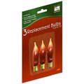 Noma Inliten Noma Inliten 1080-88 C7 Flame Tip Bulb; Pack - 3 696872